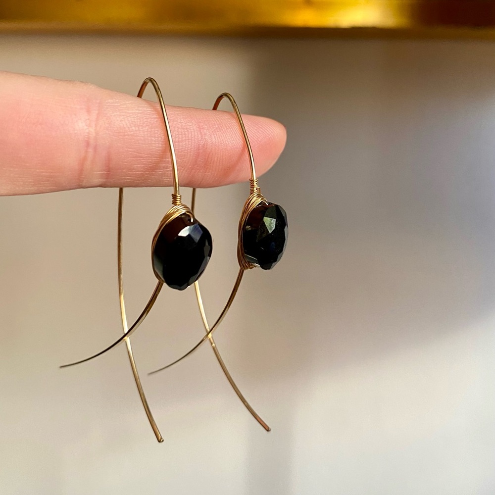 VTG Metal & Stone earrings